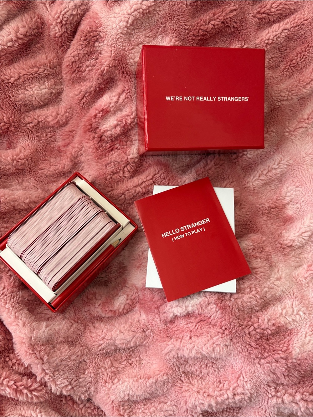 We're Not Really Strangers Card Deck - Red
